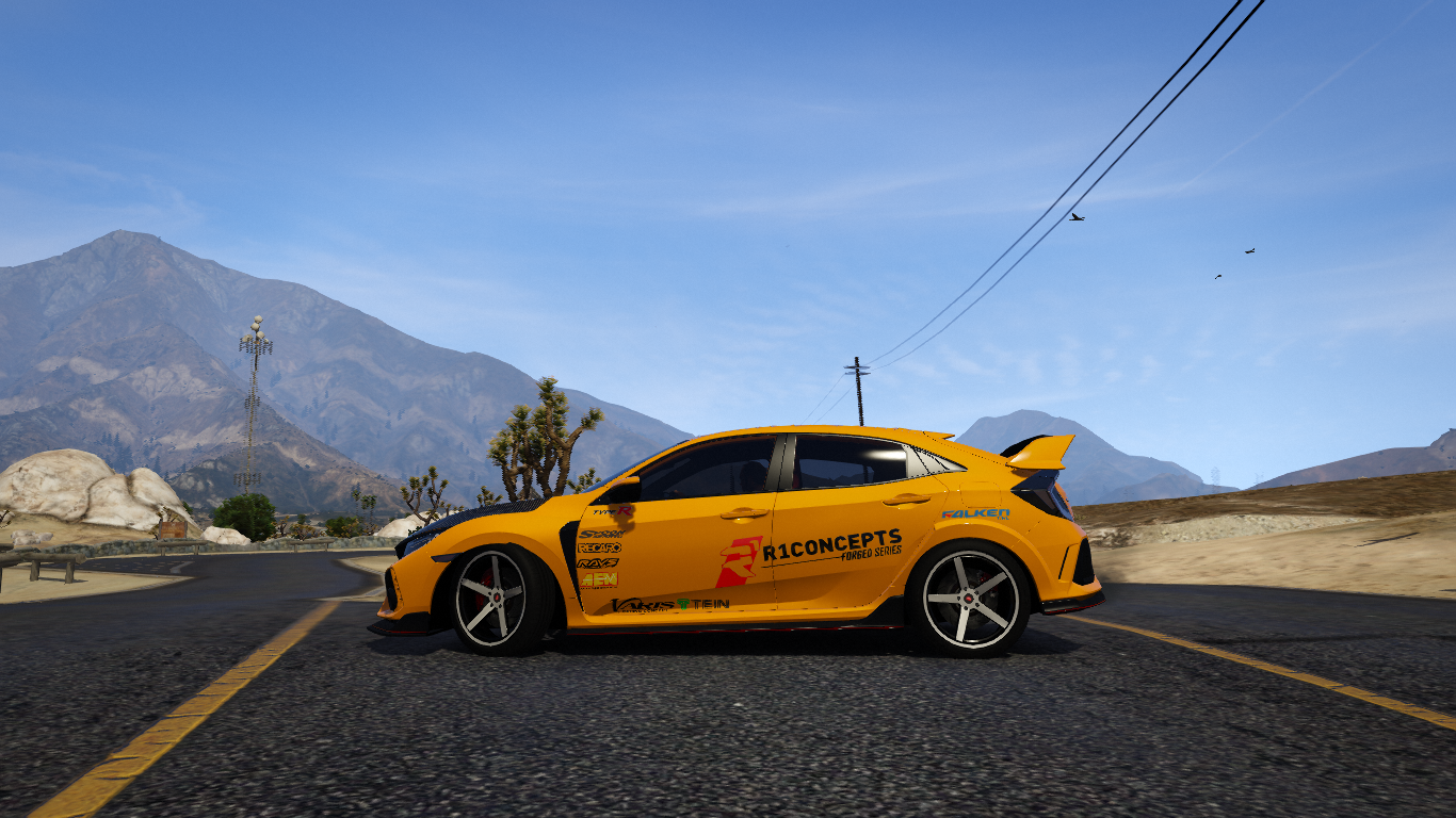 Simple Livery for Honda Civic Type R FK8 | GTA 5 Mods